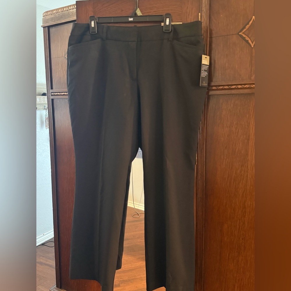 Worthington Black Pull-On Trouser Pants